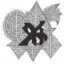 ukrainian runes tattoo design idea