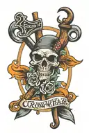 crowbar tattoo design idea