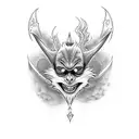 Alastor hazbin hotel  tattoo design idea