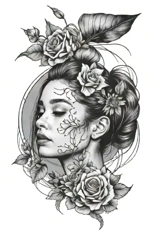 ariana grande eternal sunshine tattoo design idea