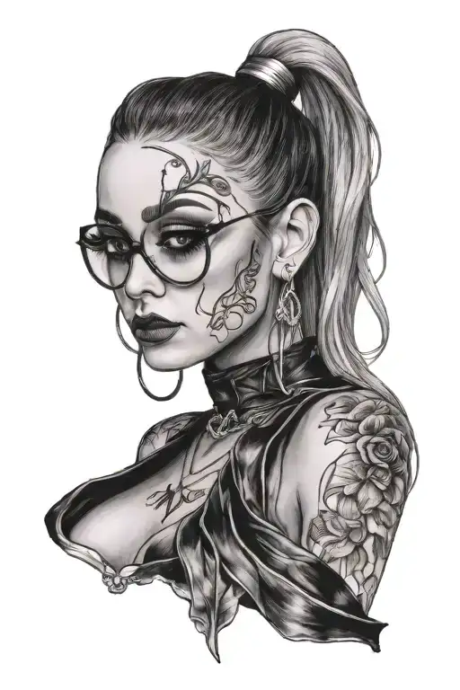 ariana grande dangerous woman album cover  tattoo design idea