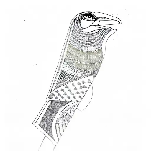 an egyptian god darknes seth tattoo design idea