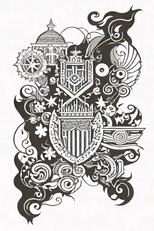 Serbia tattoo design idea