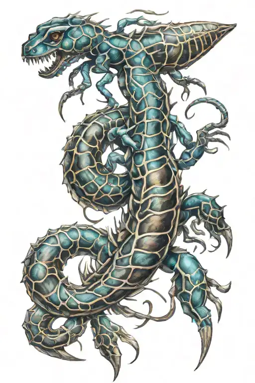 scorpio gemini leo zodiac sign tattoo design idea