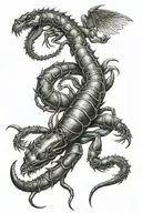 scorpio gemini leo zodiac sign tattoo design idea