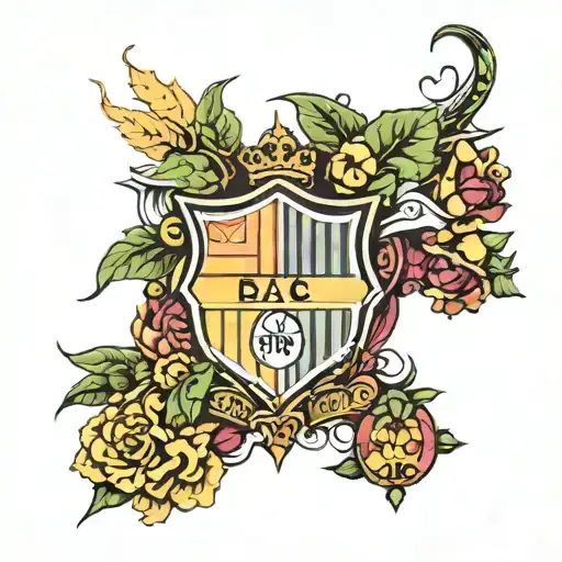 long live barca long live Catalonia tattoo design idea