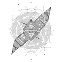 Orion constellation tattoo design idea