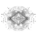 Orion constellation tattoo design idea