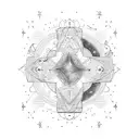 Orion constellation tattoo design idea