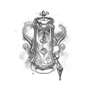 potion whith sea tattoo design idea