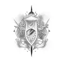 potion whith sea tattoo design idea