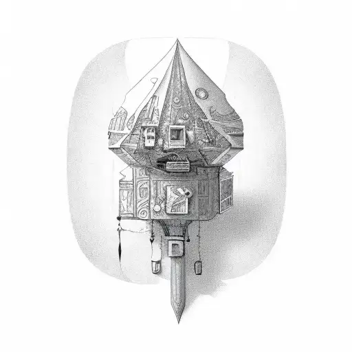 road to riches  tattoo design idea