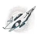 Space shuttle  tattoo design idea