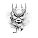 lala the baddy  tattoo design idea