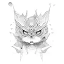 lala the baddy  tattoo design idea