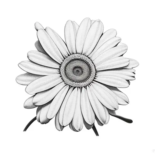 yellow roses. white daisy  with Harley Davidson  tattoo design idea