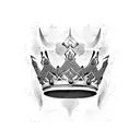 three king crowns tattoo design idea