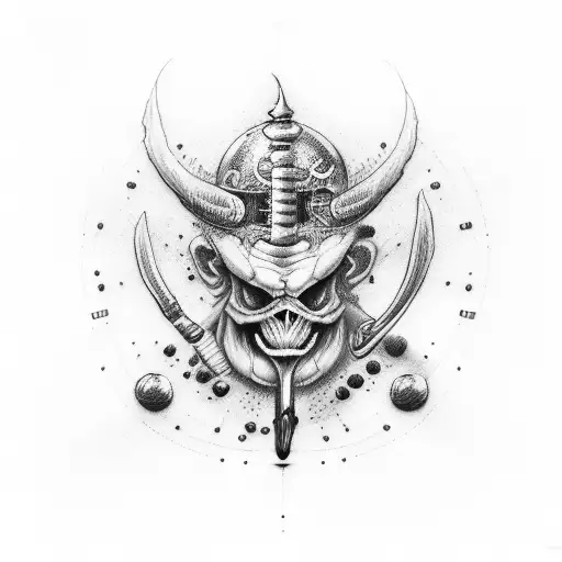 Espresso demon tattoo design idea