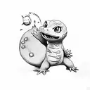 Charmander tattoo design idea