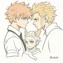 jujutsu kaisen and demon slayer couple tatto design tattoo design idea