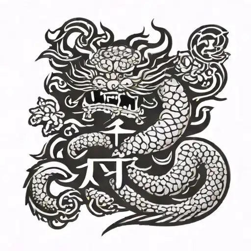 Give tattoo that has those word in chinese "忠于自我". the charactere need to be from top to bottom right to left by pair of tattoo design idea