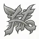 Give tattoo with those word in chinese "忠于自我". the charactere need to be from top to bottom right to left by pair of 2 tattoo design idea