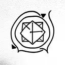 Karma tattoo design idea