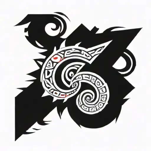 Synbol that represents letting go of anger issues tattoo design idea