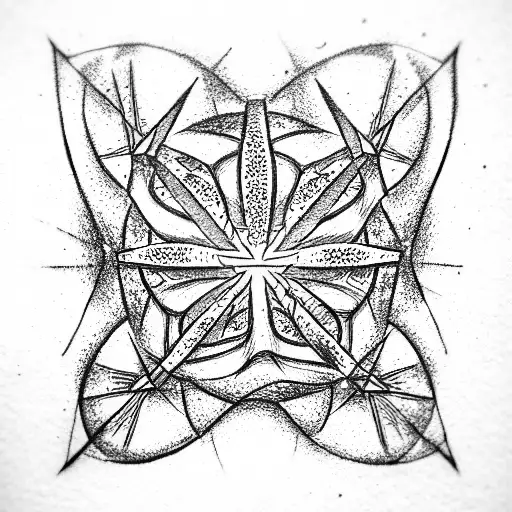 shuriken tattoo design idea