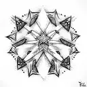 shuriken tattoo design idea