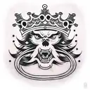 King's Crown tattoo design idea