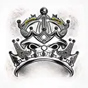 King's Crown tattoo design idea