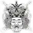 King's Crown tattoo design idea