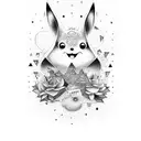 text with Tu eres mi pika tattoo design idea