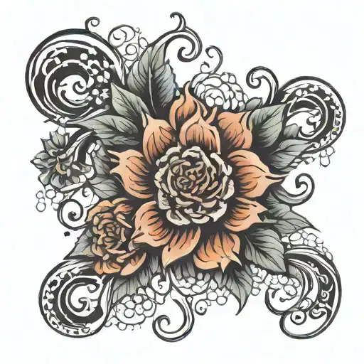 weight loss tattoo design idea