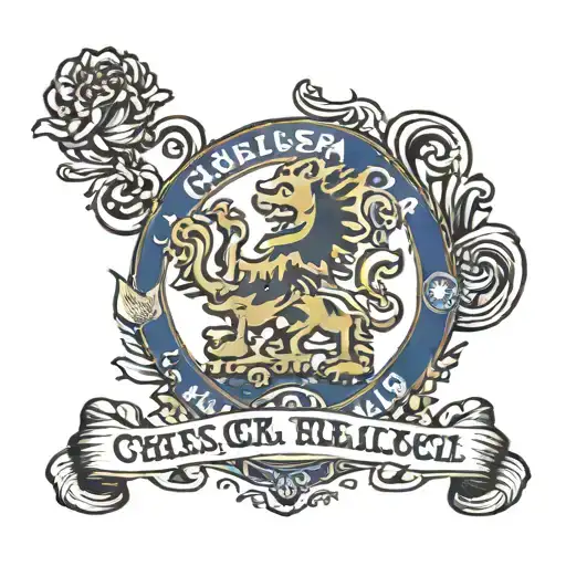 chelsea football club tattoo design idea