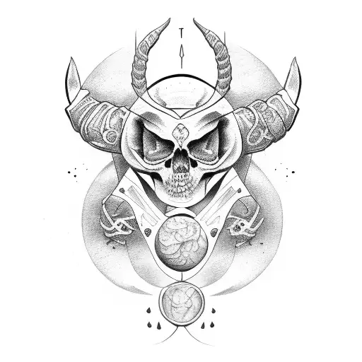 twin brothers cancer zodiac tattoo design idea