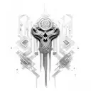 metalica absurd  tattoo design idea