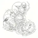 Nietzsche's Three Metamorphoses tattoo design idea