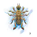 3d scorpion  tattoo design idea