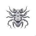 3d scorpion  tattoo design idea