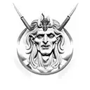 hades mitologia grega tattoo design idea