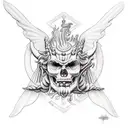 hades mitologia grega tattoo design idea