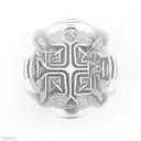 circle design. fist in the centre. text inside the outer edge of the circle saying Brazillian Jiujutsu - We move in sile tattoo design idea