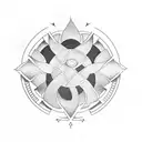 circle design. fist in the centre. text inside the outer edge of the circle saying Brazillian Jiujutsu - We move in sile tattoo design idea