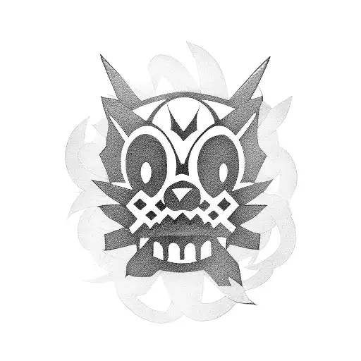 paper mario tattoo design idea