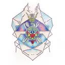 cubo metatron tattoo design idea