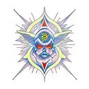 cubo metatron tattoo design idea