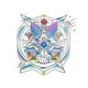 cubo metatron tattoo design idea