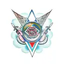 cubo metatron tattoo design idea